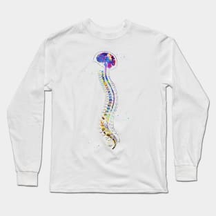 Brain with spinal cord Long Sleeve T-Shirt